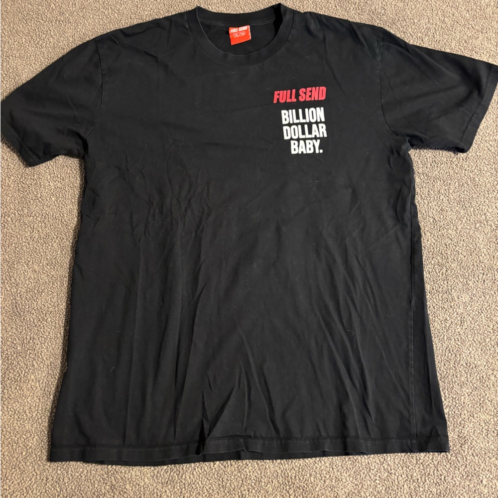 Men’s XL Full Send Black Graphic Tee